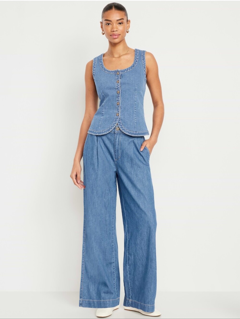 Old Navy High Waisted Taylor Trouser Jeans Sz 6 NWT